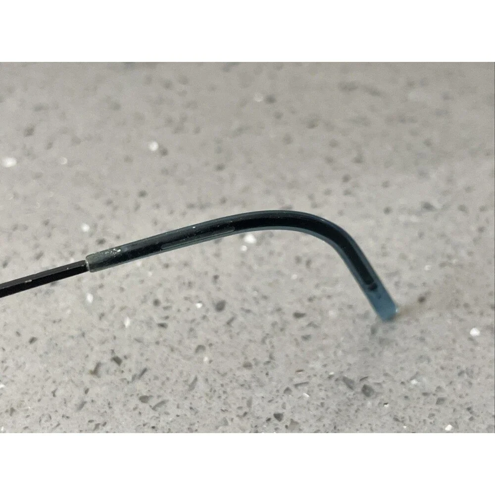 OLIVER OL 226 EYEGLASSES FRAMES ONLY METAL ITaly R1R 49-20-140 Black Full Rim